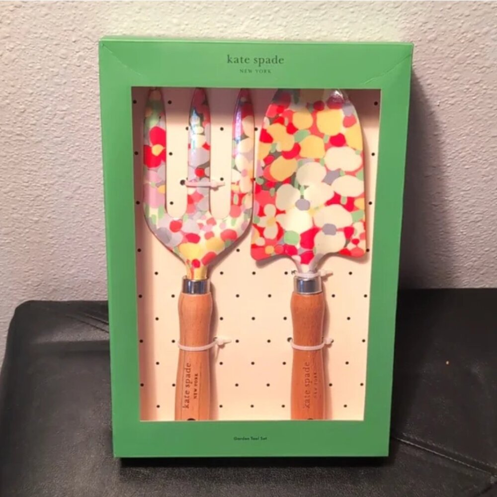 kate spade dahlia floral dot Picture Dot Garden Set brand new in box